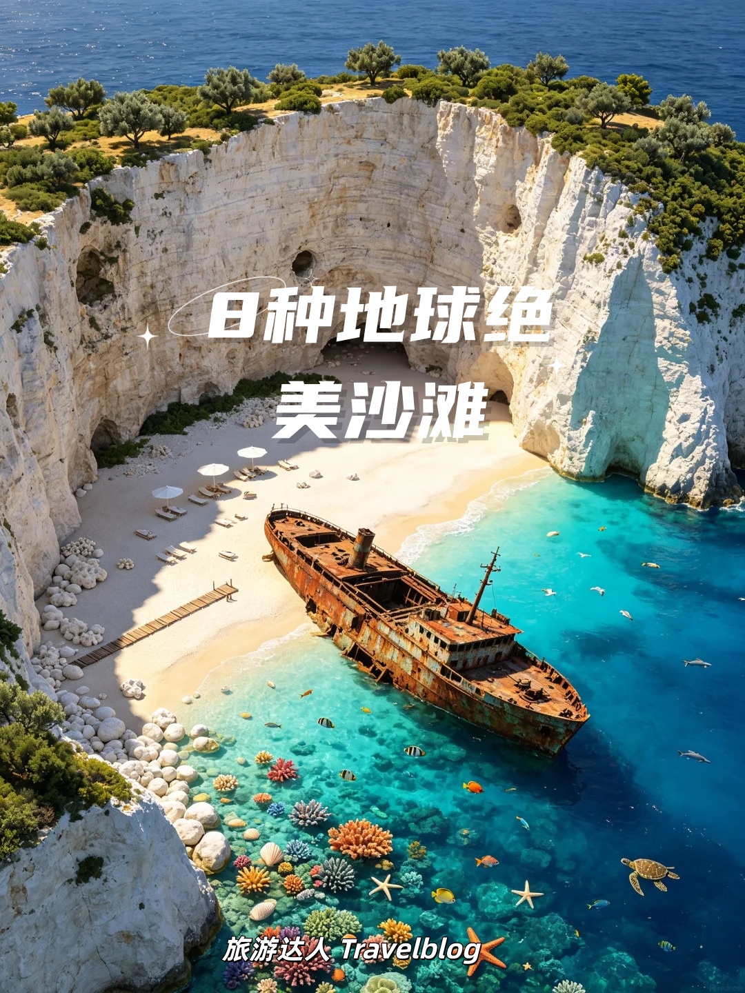 🌊 8种梦幻海滩｜把地球的治愈色彩一次看个遍